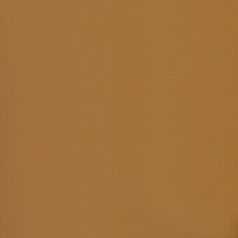 Leather texture sample, medium-brown, finely pebbled surface with matte finish and subtle tonal variations, studio lighting.